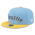 New Era - Seattle Mariners - 59Fifty Fitted - Powder Blues - Sky Blue - Headz Up 