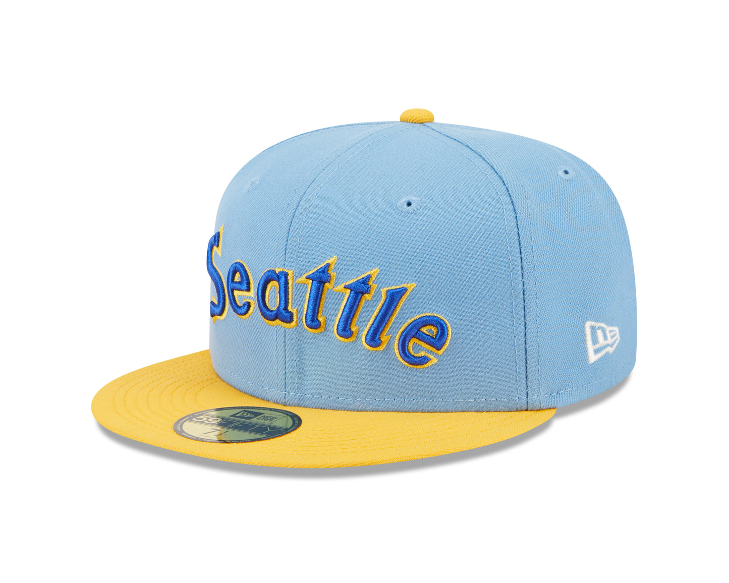 New Era - Seattle Mariners - 59Fifty Fitted - Powder Blues - Sky Blue - Headz Up 