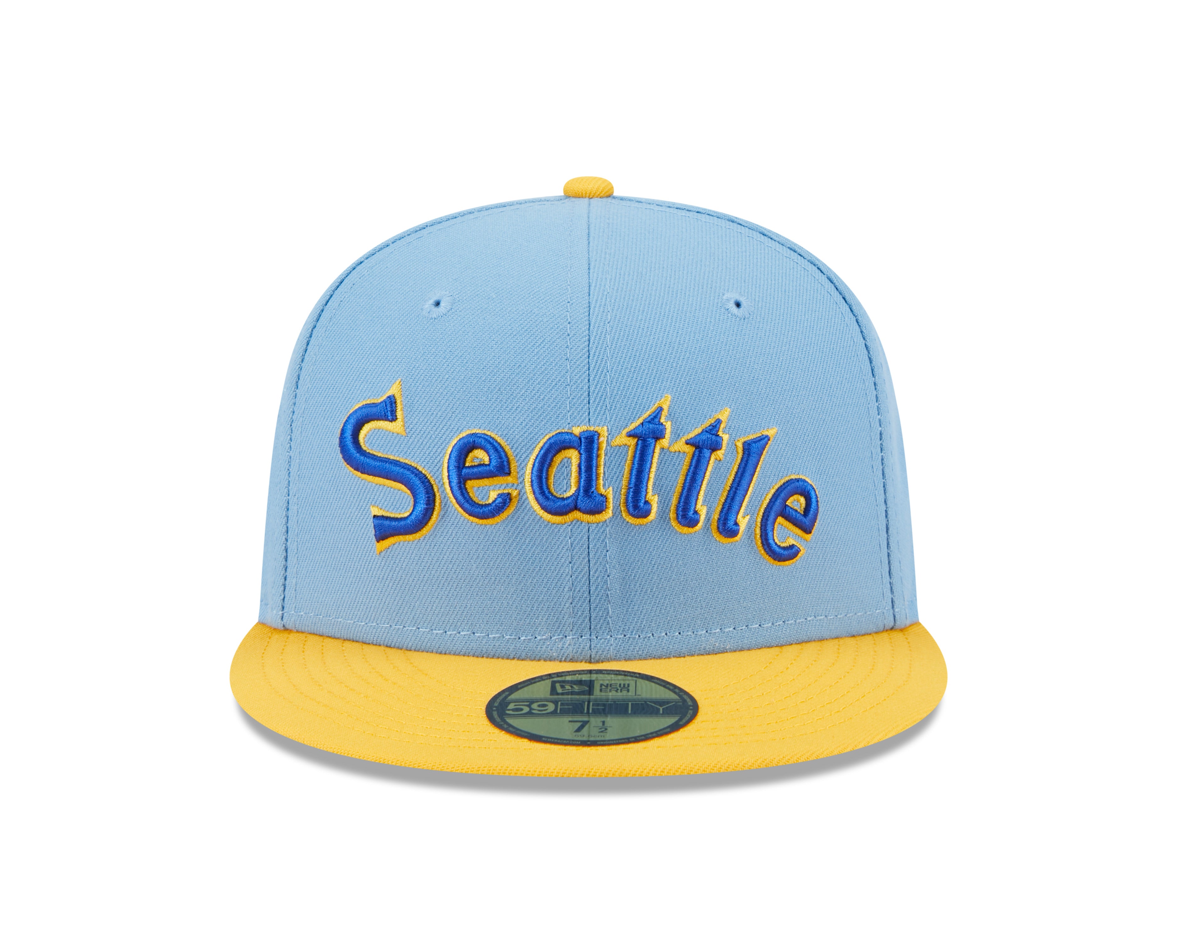 New Era - Seattle Mariners - 59Fifty Fitted - Powder Blues - Sky Blue - Headz Up 