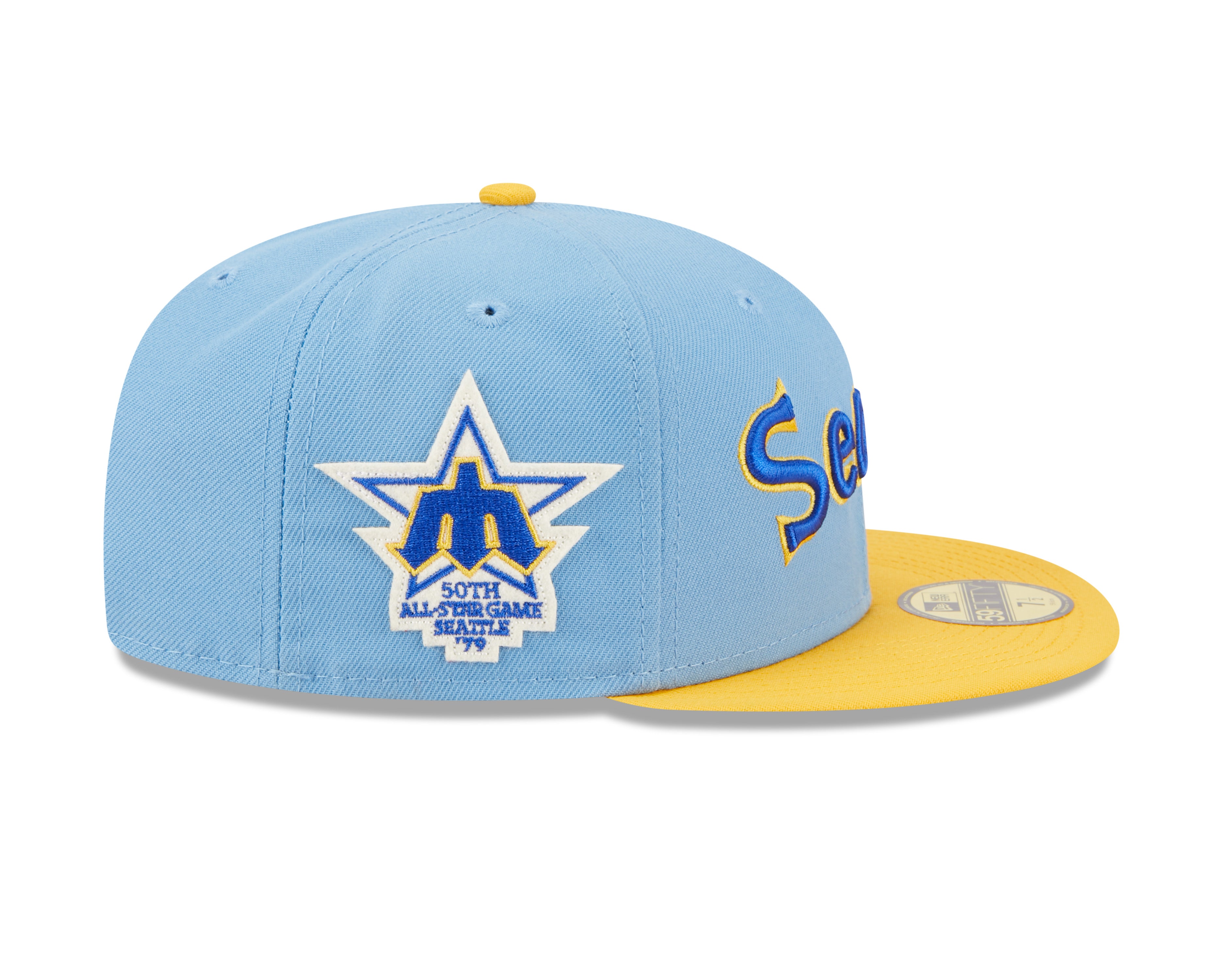 New Era - Seattle Mariners - 59Fifty Fitted - Powder Blues - Sky Blue - Headz Up 