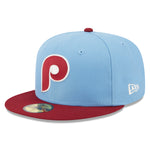 New Era - Philadelphia Phillies - 59Fifty Fitted - Powder Blues - Sky Blue - Headz Up 