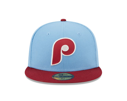 New Era - Philadelphia Phillies - 59Fifty Fitted - Powder Blues - Sky Blue - Headz Up 