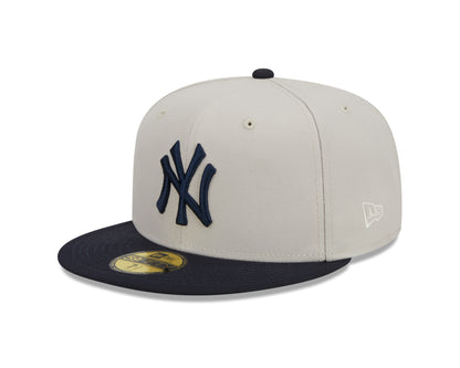 New Era - New York Yankees - 59Fifty Fitted - FARM TEAM - Stone - Headz Up 