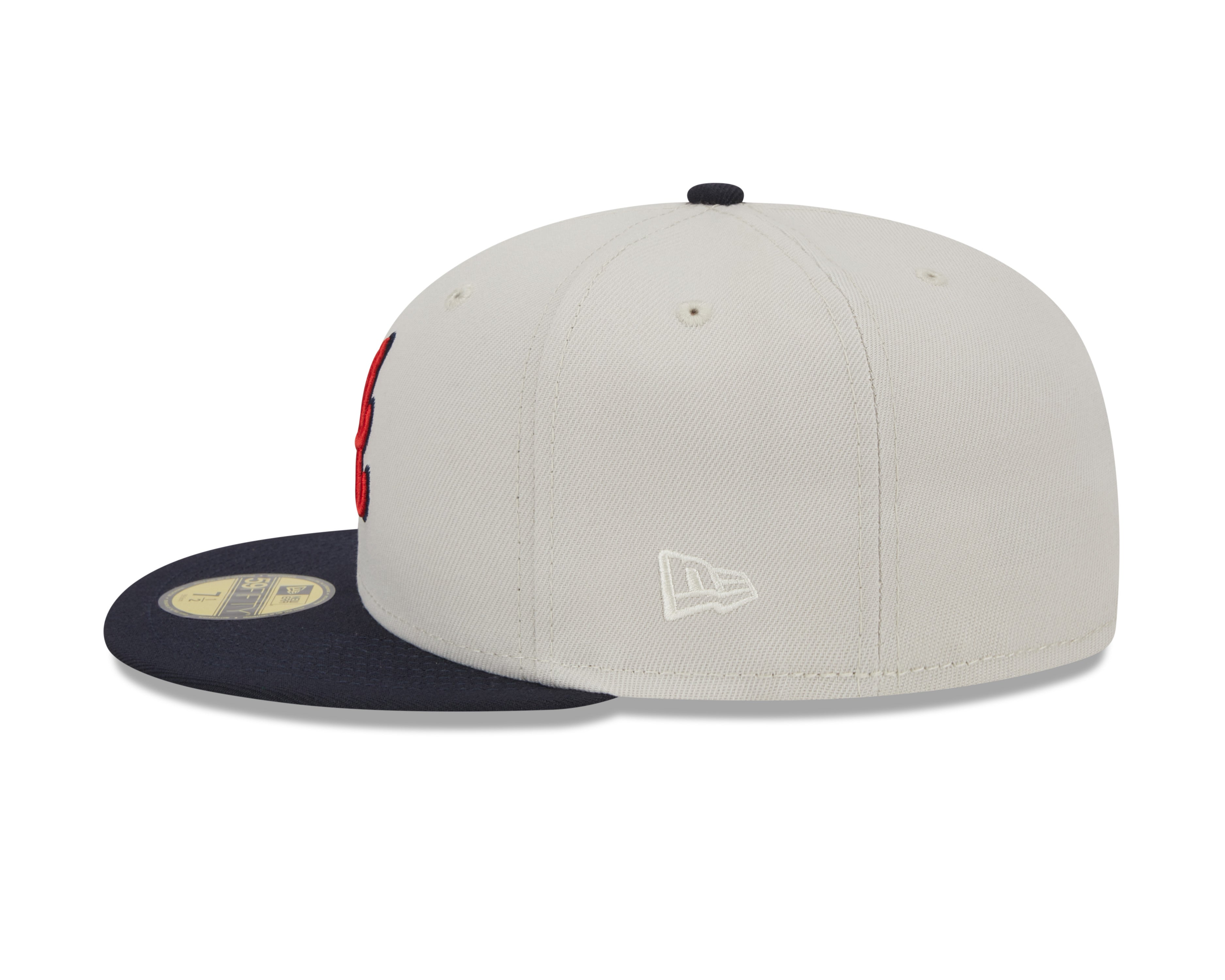 New Era - Atlanta Braves - 59Fifty Fitted - FARM TEAM - Stone - Headz Up 