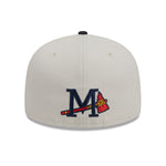 New Era - Atlanta Braves - 59Fifty Fitted - FARM TEAM - Stone - Headz Up 