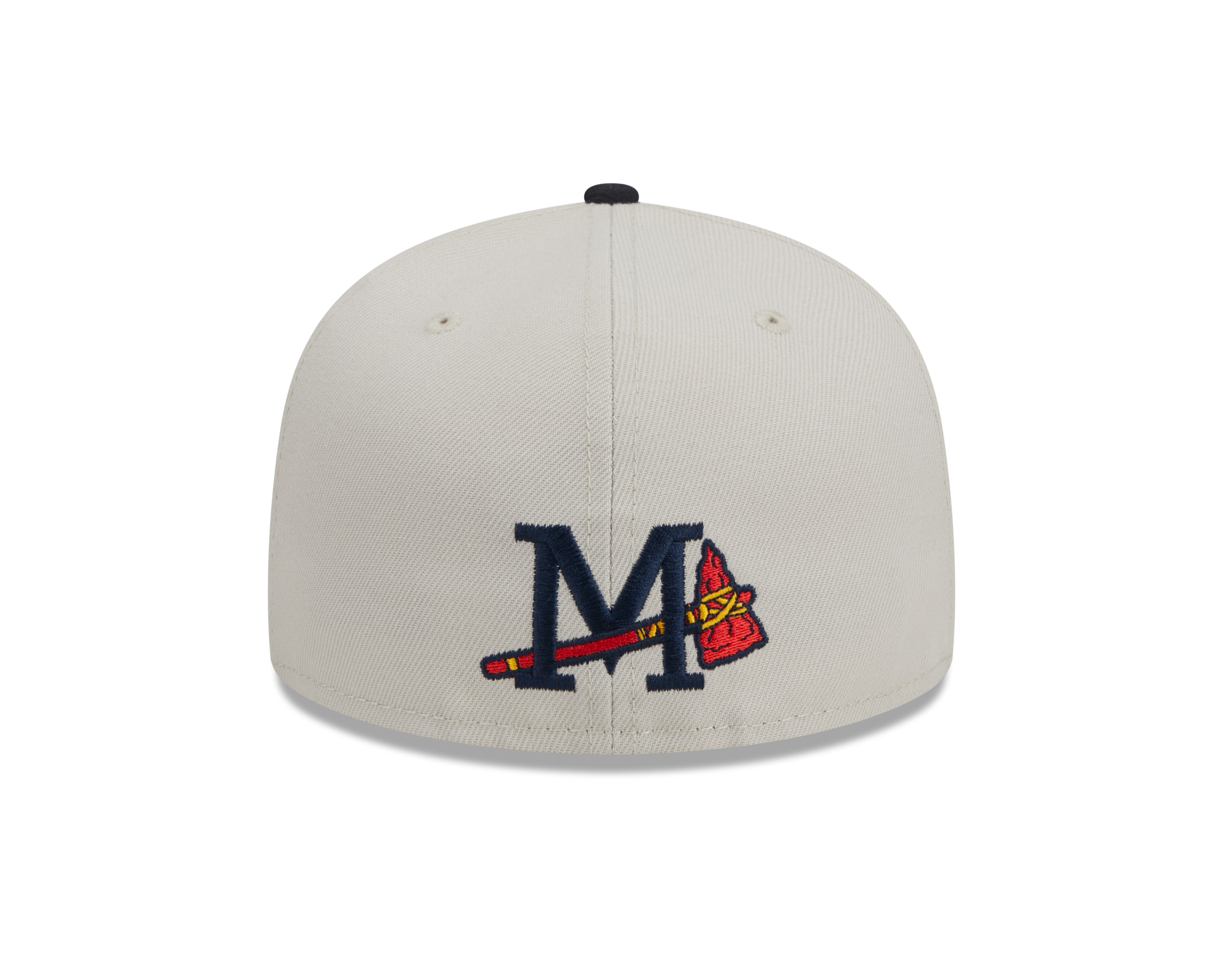 New Era - Atlanta Braves - 59Fifty Fitted - FARM TEAM - Stone - Headz Up 