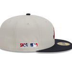 New Era - Atlanta Braves - 59Fifty Fitted - FARM TEAM - Stone - Headz Up 