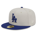 New Era - Los Angeles Dodgers - 59Fifty Fitted - FARM TEAM - Stone - Headz Up 