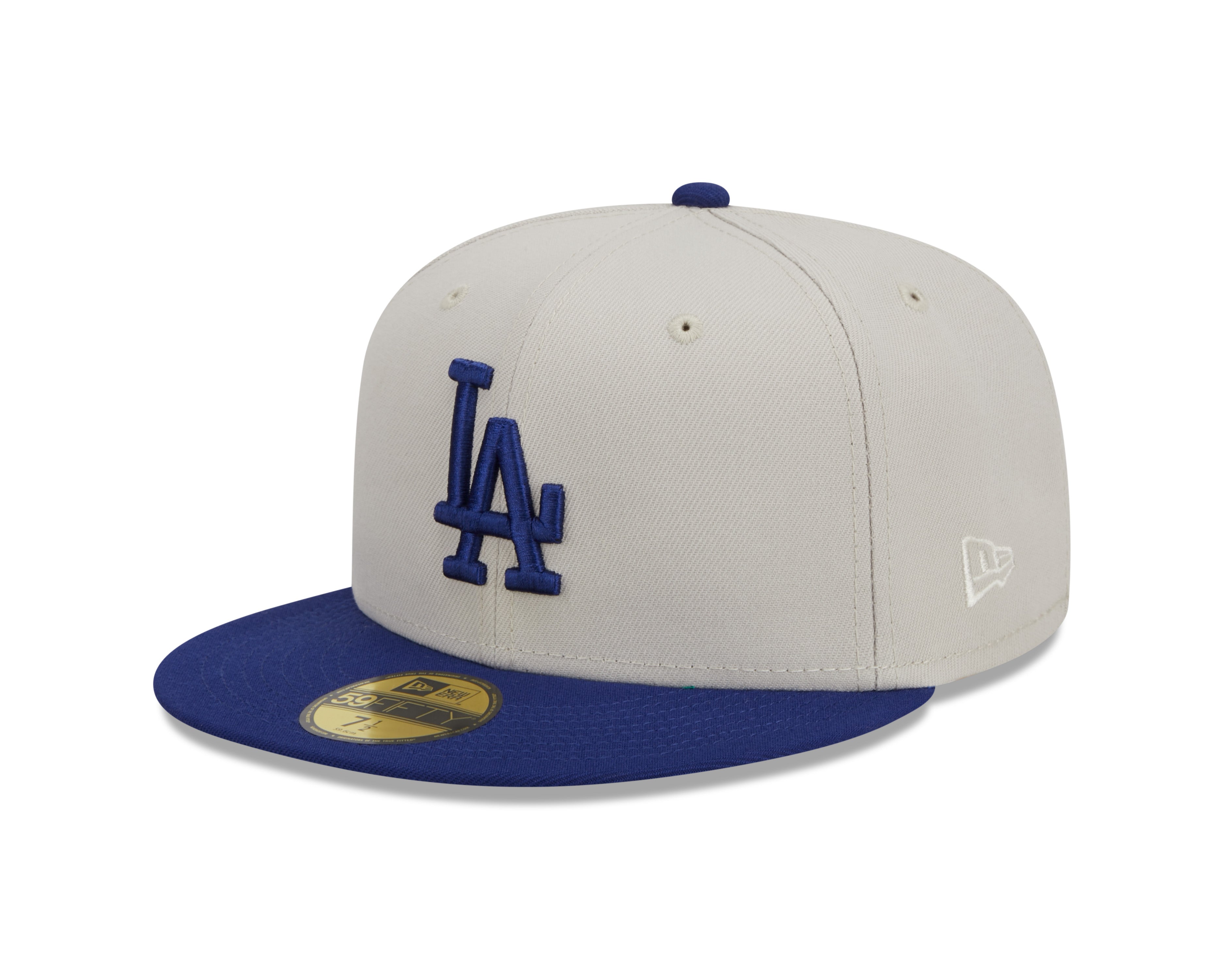 New Era - Los Angeles Dodgers - 59Fifty Fitted - FARM TEAM - Stone - Headz Up 