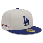 New Era - Los Angeles Dodgers - 59Fifty Fitted - FARM TEAM - Stone - Headz Up 