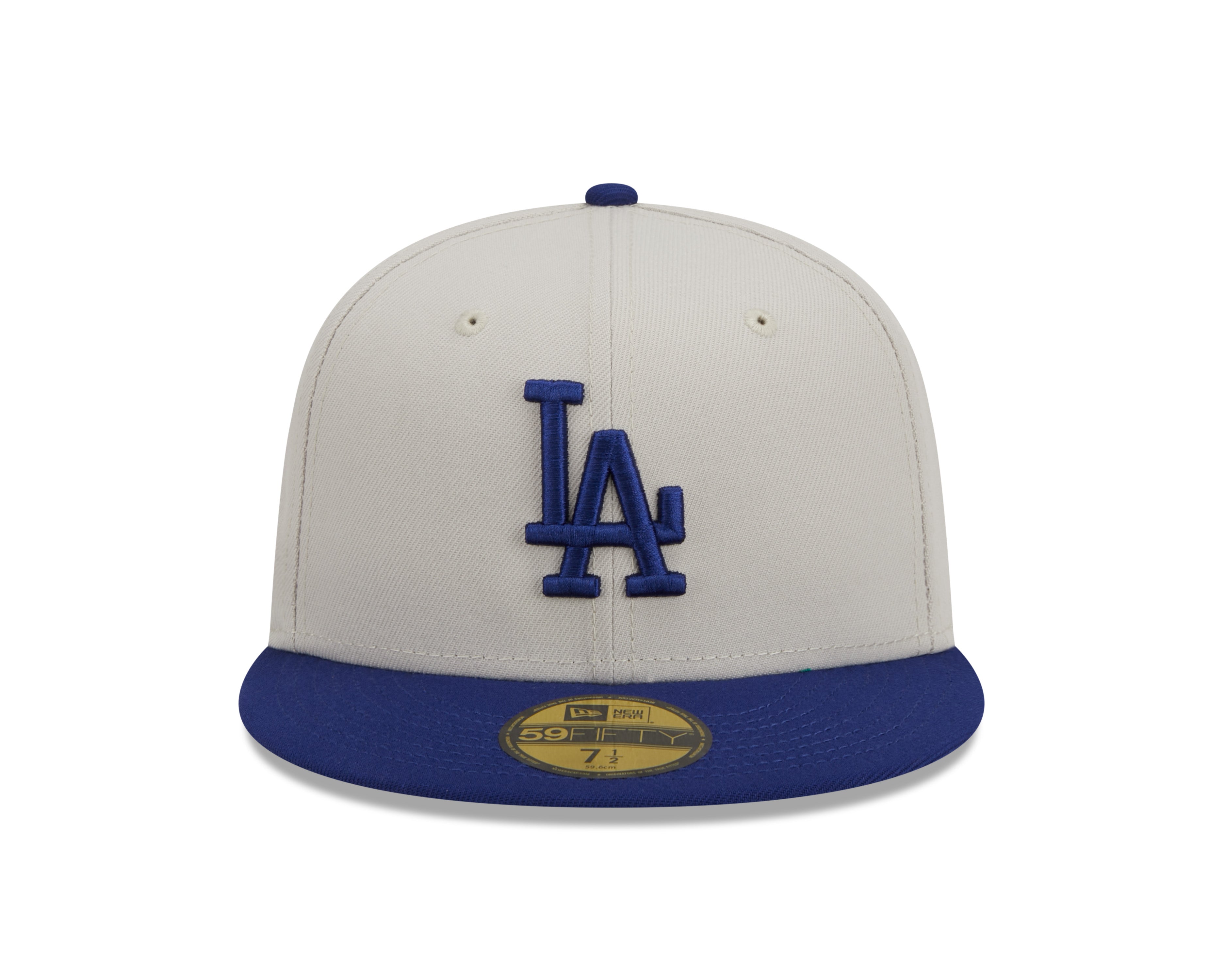 New Era - Los Angeles Dodgers - 59Fifty Fitted - FARM TEAM - Stone - Headz Up 