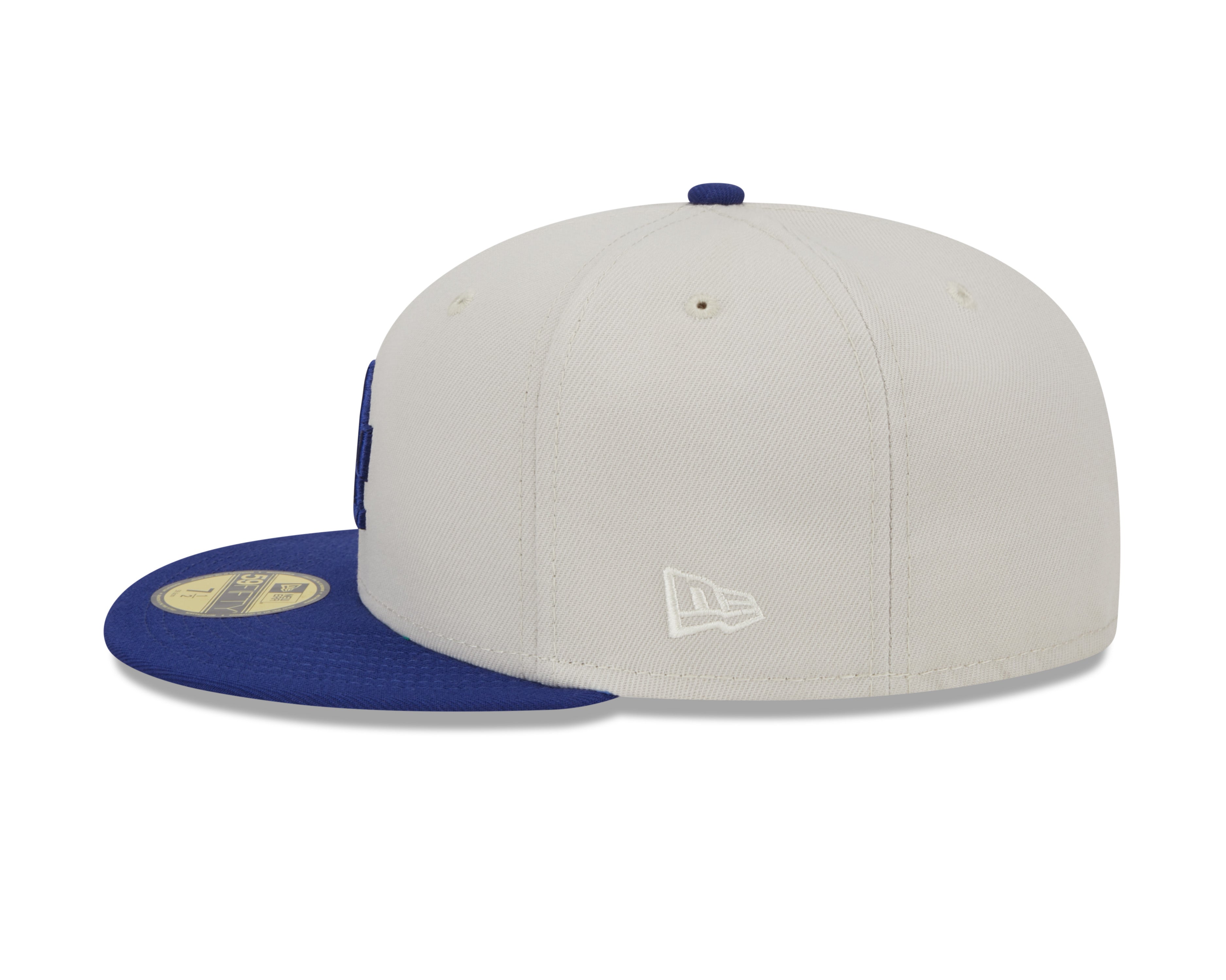 New Era - Los Angeles Dodgers - 59Fifty Fitted - FARM TEAM - Stone - Headz Up 