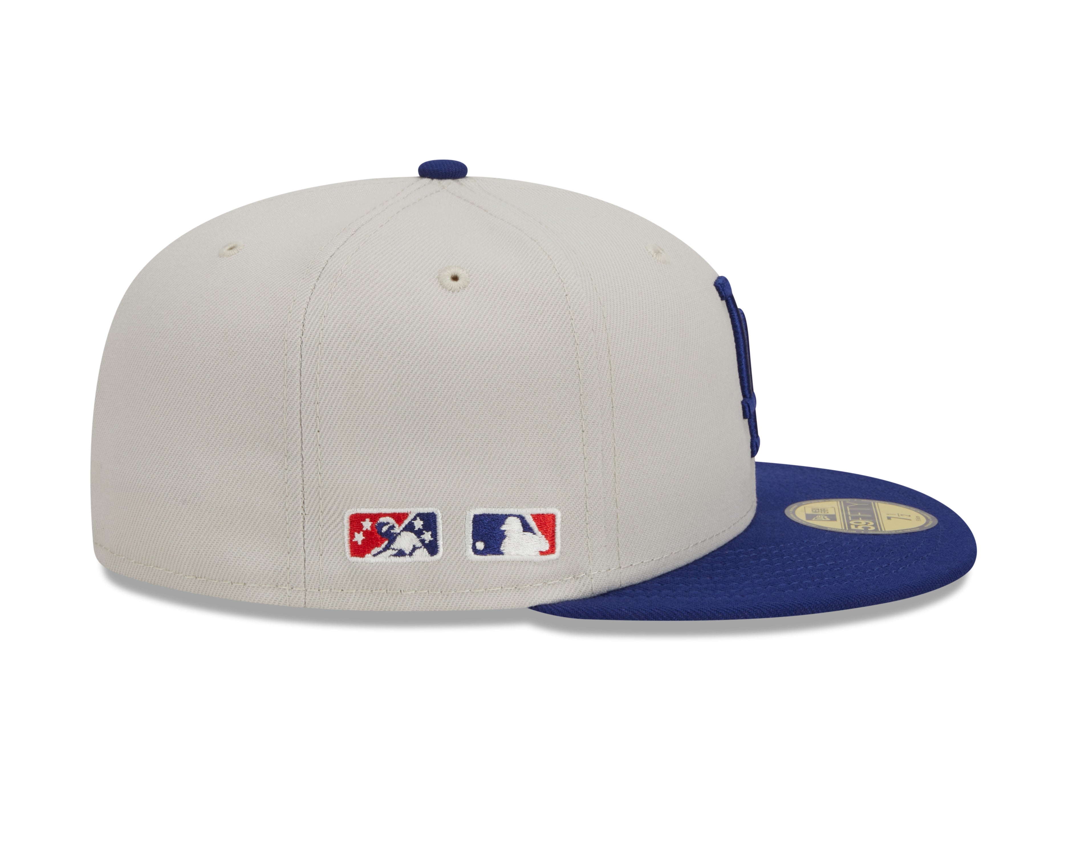 New Era - Los Angeles Dodgers - 59Fifty Fitted - FARM TEAM - Stone - Headz Up 