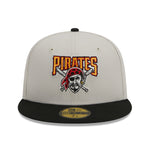 New Era - Pittsburgh Pirates - 59Fifty Fitted - FARM TEAM - Stone - Headz Up 