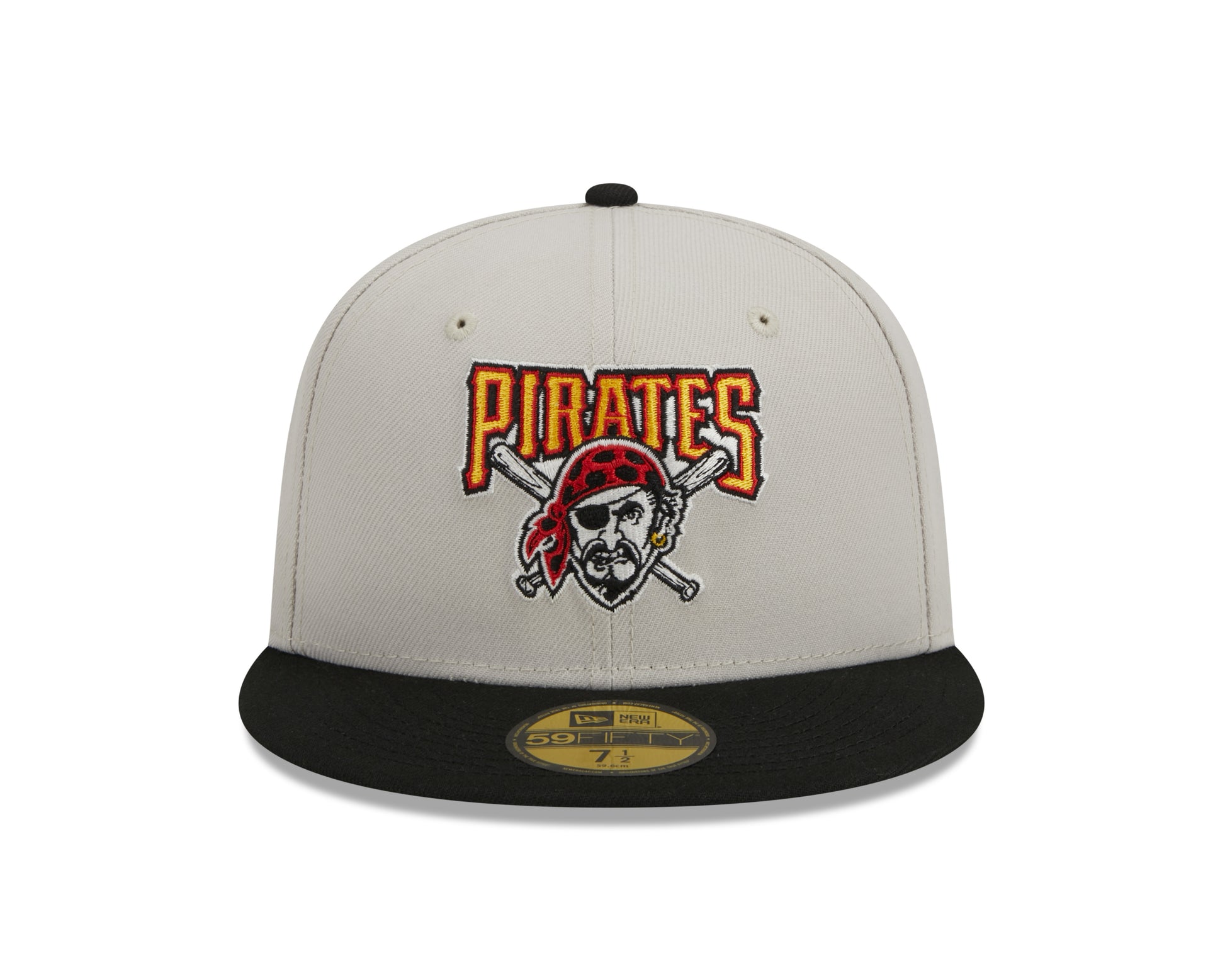 New Era - Pittsburgh Pirates - 59Fifty Fitted - FARM TEAM - Stone - Headz Up 