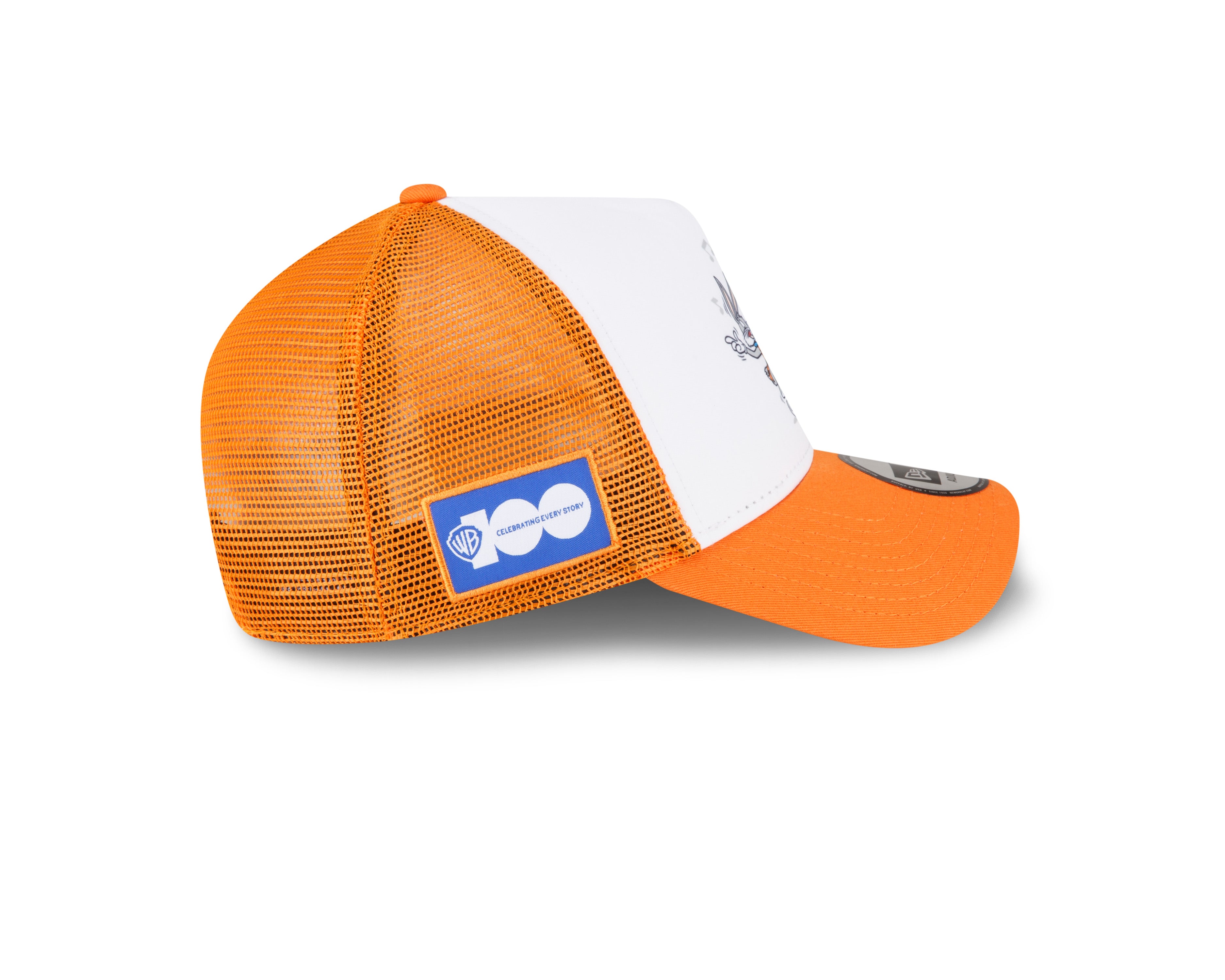 Flintstones Looney Tunes Mash Up Trucker Cap - Orange - Headz Up 
