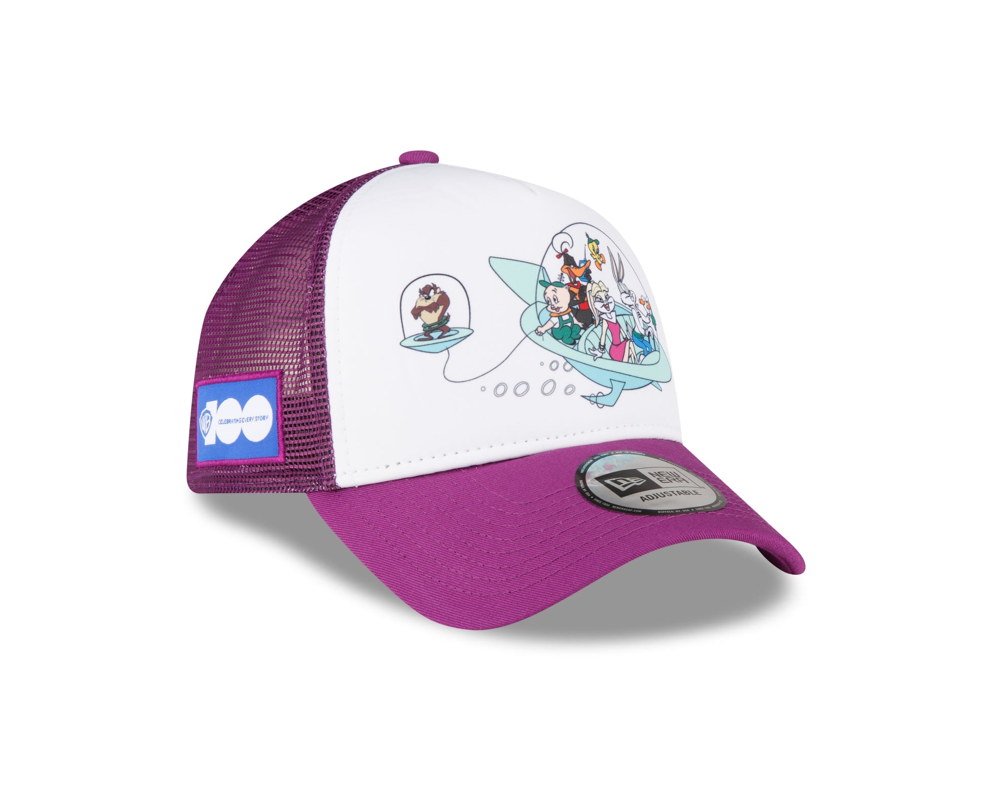 Jetsons Looney Tunes Mash Up Trucker Cap - Purple - Headz Up 