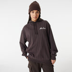 New Era - NE Pinstripe OS Hoodie - Brown/Black - Headz Up 