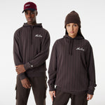 New Era - NE Pinstripe OS Hoodie - Brown/Black - Headz Up 
