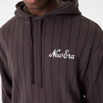 New Era - NE Pinstripe OS Hoodie - Brown/Black - Headz Up 
