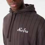 New Era - NE Pinstripe OS Hoodie - Brown/Black - Headz Up 