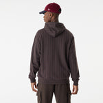 New Era - NE Pinstripe OS Hoodie - Brown/Black - Headz Up 