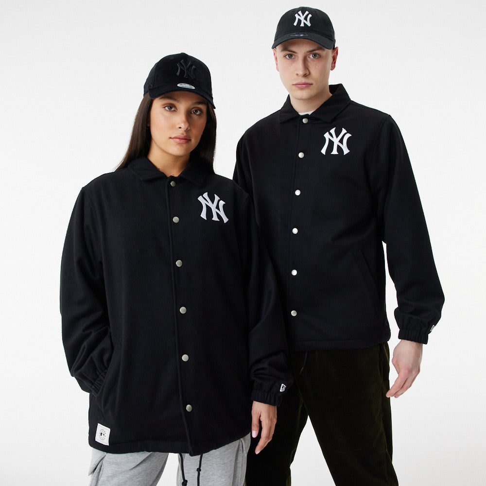 New Era - MLB Coaches Jacket - New York Yankees - Black - Headz Up 
