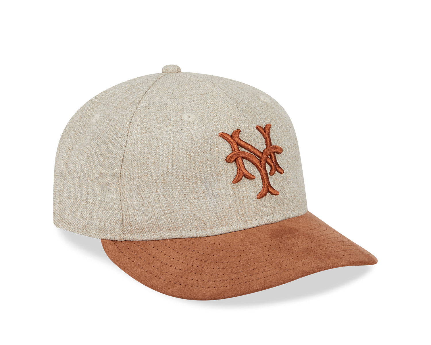 New Era - 9Fifty Retro Crown - New York Mets 2-Tone Marl - Grey/Brown - Headz Up 