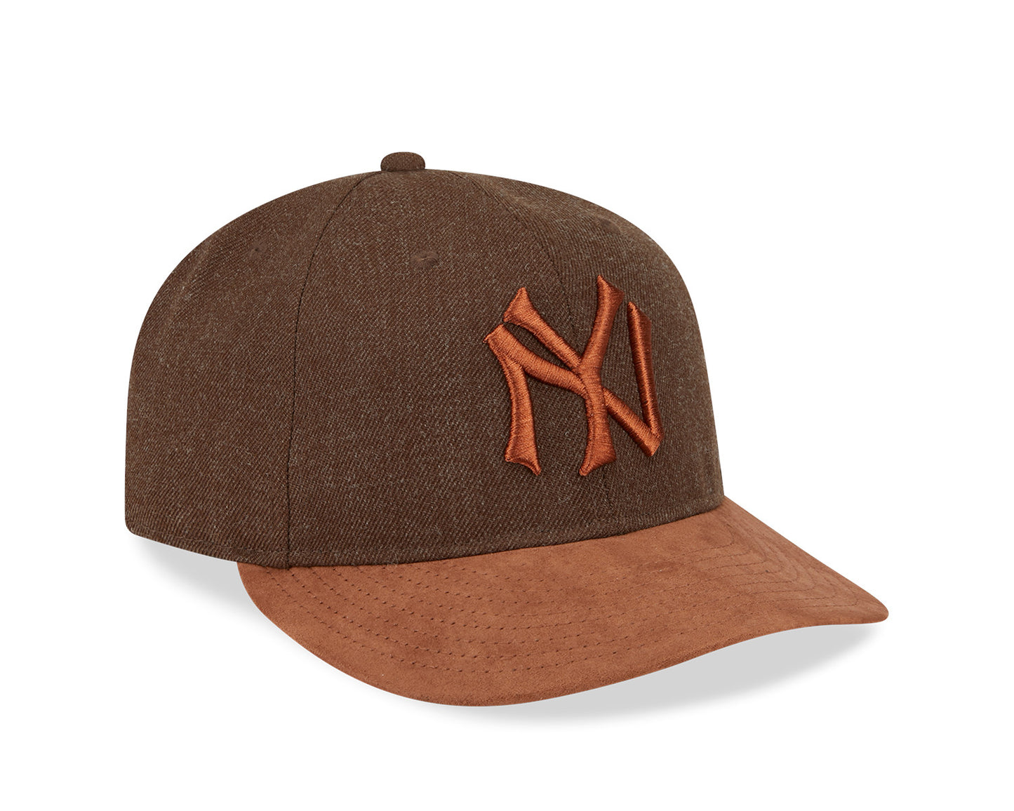 New Era - 9Fifty Retro Crown - New York Yankees 2-Tone Marl - Dark Grey/Brown - Headz Up 