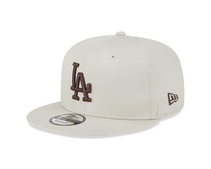 New Era - Los Angeles Dodgers 9Fifty League Essentials Snapback  - Stone/Brown - Headz Up 