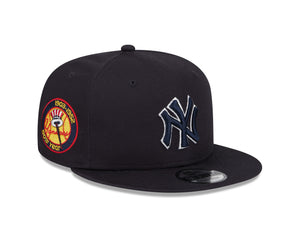 New Era - New York Yankees - Side Patch Script -  9Fifty Snapback - Navy - Headz Up 