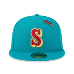 New Era - 59Fifty Fitted Cap - Seattle Mariners COOPS Pin Pack - OTC - Headz Up 