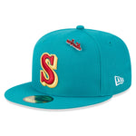 New Era - 59Fifty Fitted Cap - Seattle Mariners COOPS Pin Pack - OTC - Headz Up 