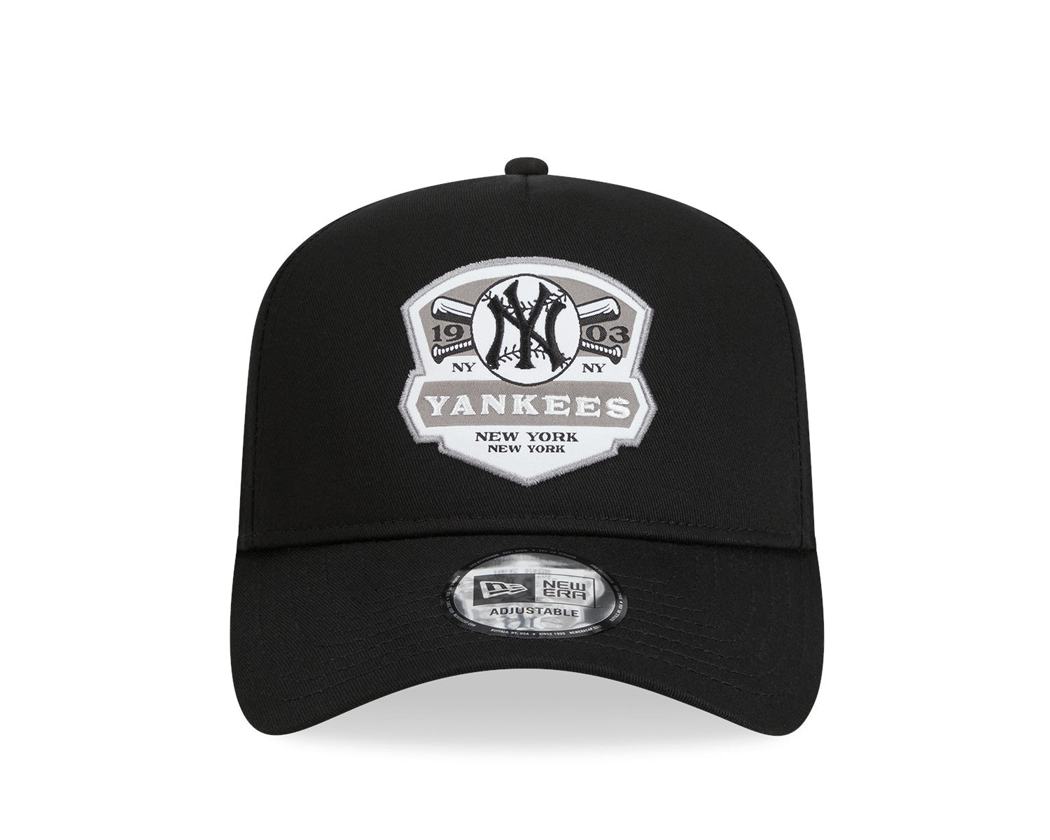New Era - MLB Patch E-Frame - New York Yankees - Black - Headz Up 