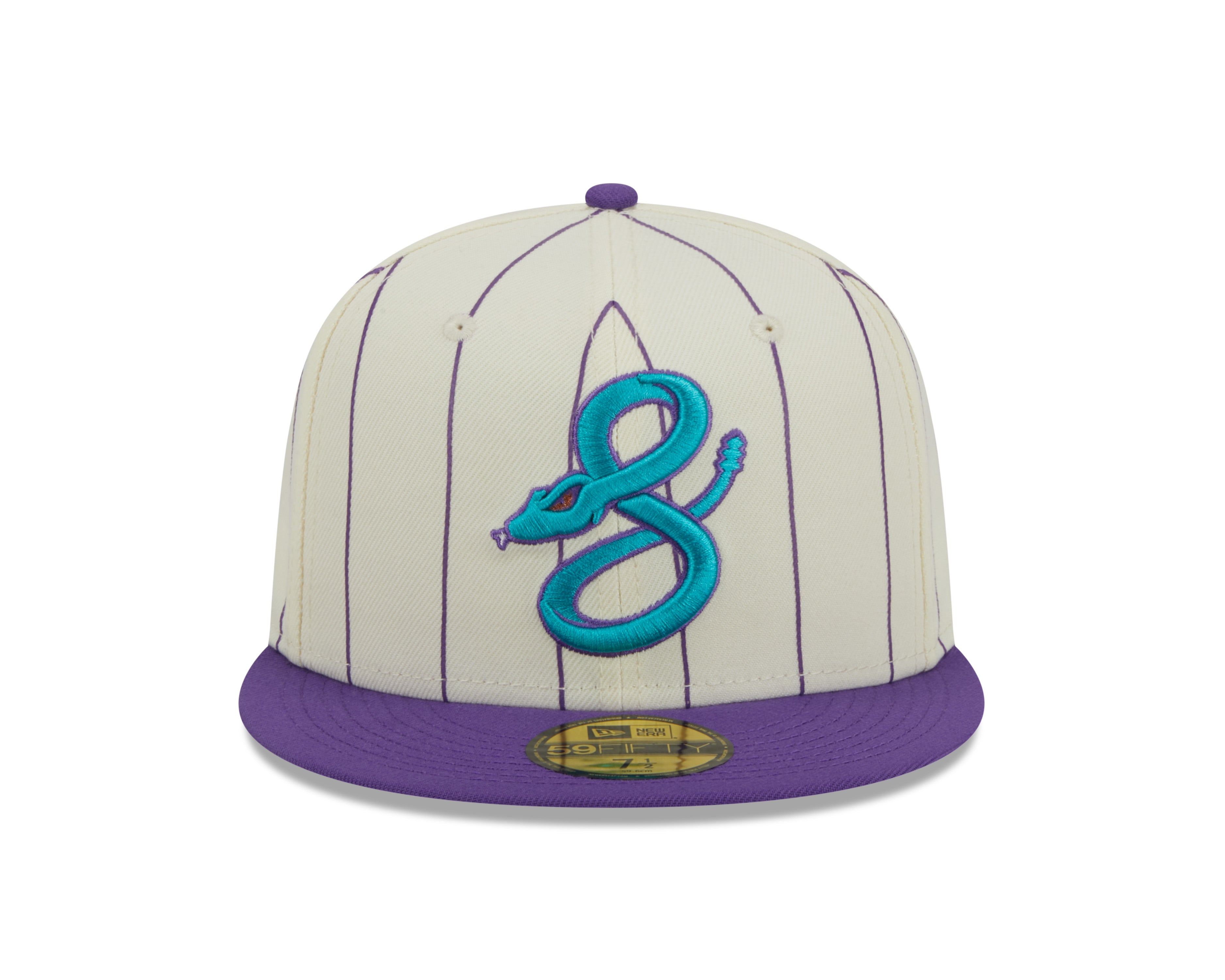 New Era - Arizona Diamondbacks 59Fifty Fitted RETRO CITY - Off White/Purple Pinstripe - Headz Up 