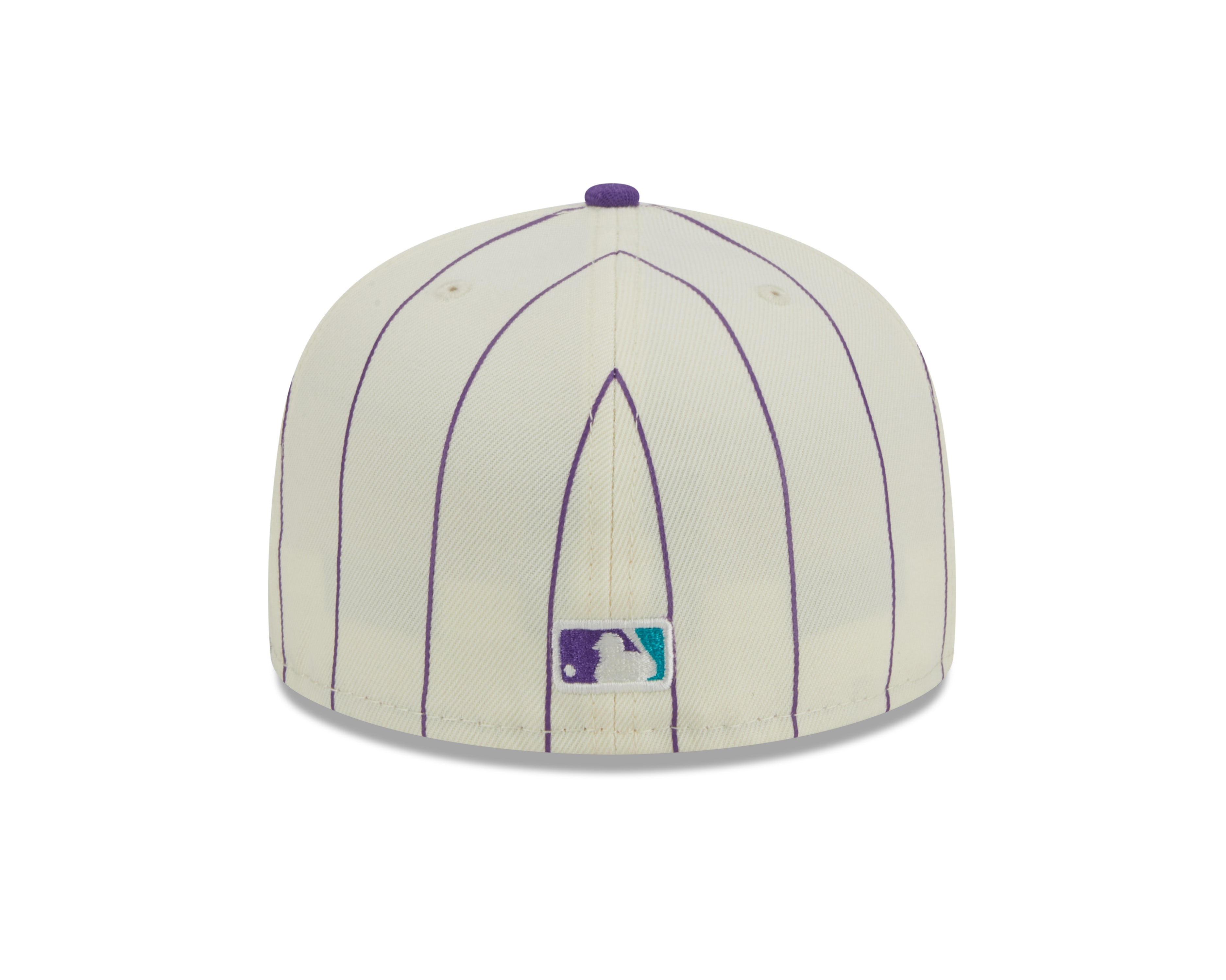 New Era - Arizona Diamondbacks 59Fifty Fitted RETRO CITY - Off White/Purple Pinstripe - Headz Up 