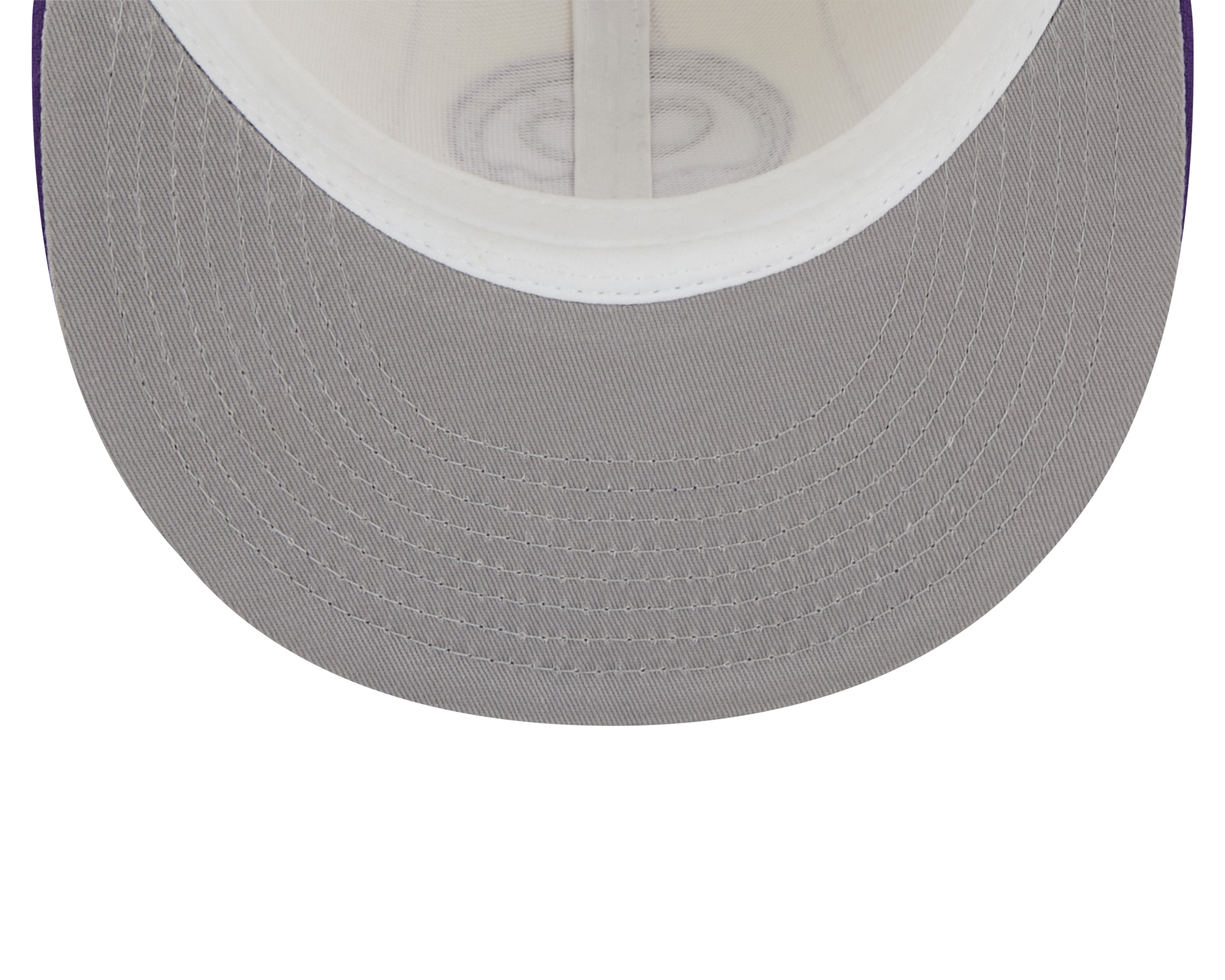 New Era - Colorado Rockies 59Fifty Fitted RETRO CITY - Off White/Purple Pinstripe - Headz Up 