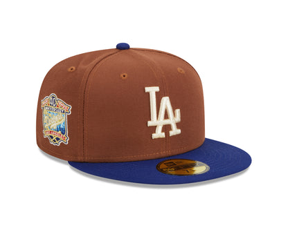 New Era - Los Angeles Dodgers - HARVEST 59FIFTY Cap - Brown - Headz Up 