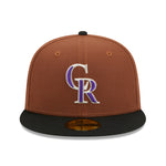 New Era - Colorado Rockies - HARVEST 59FIFTY Cap - Brown - Headz Up 
