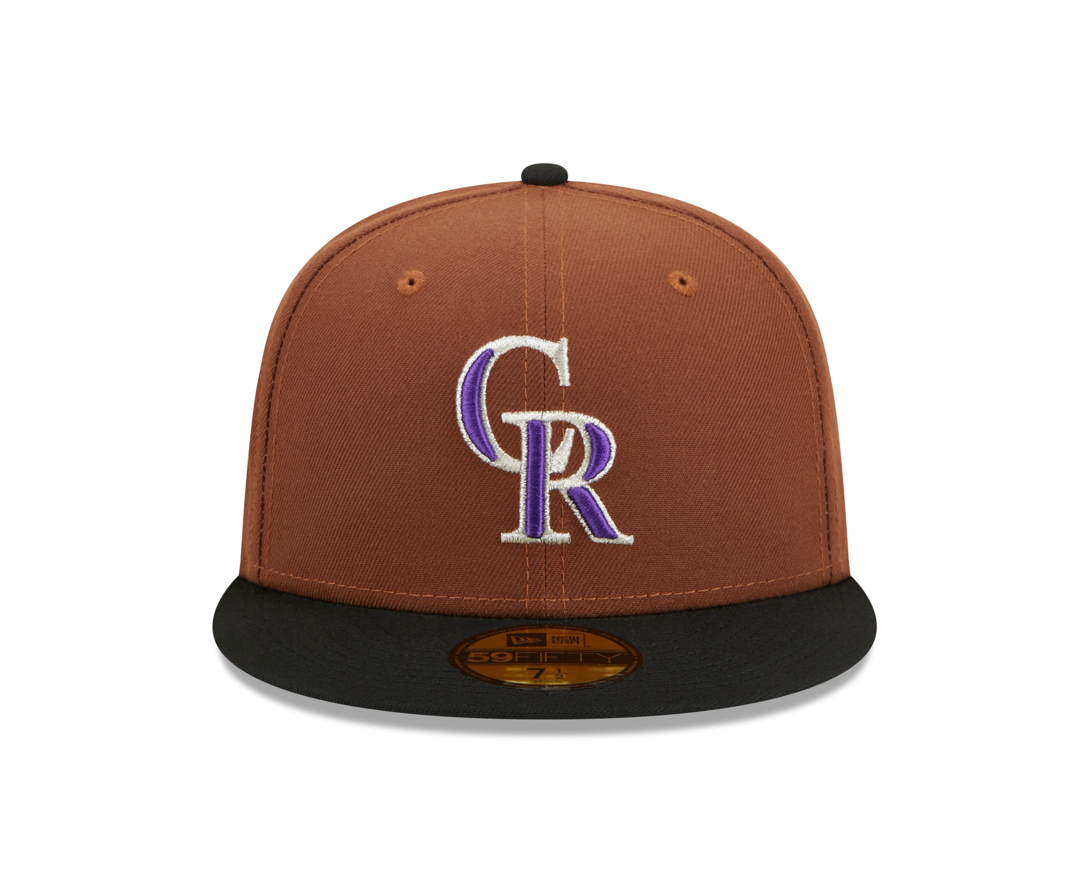 New Era - Colorado Rockies - HARVEST 59FIFTY Cap - Brown - Headz Up 