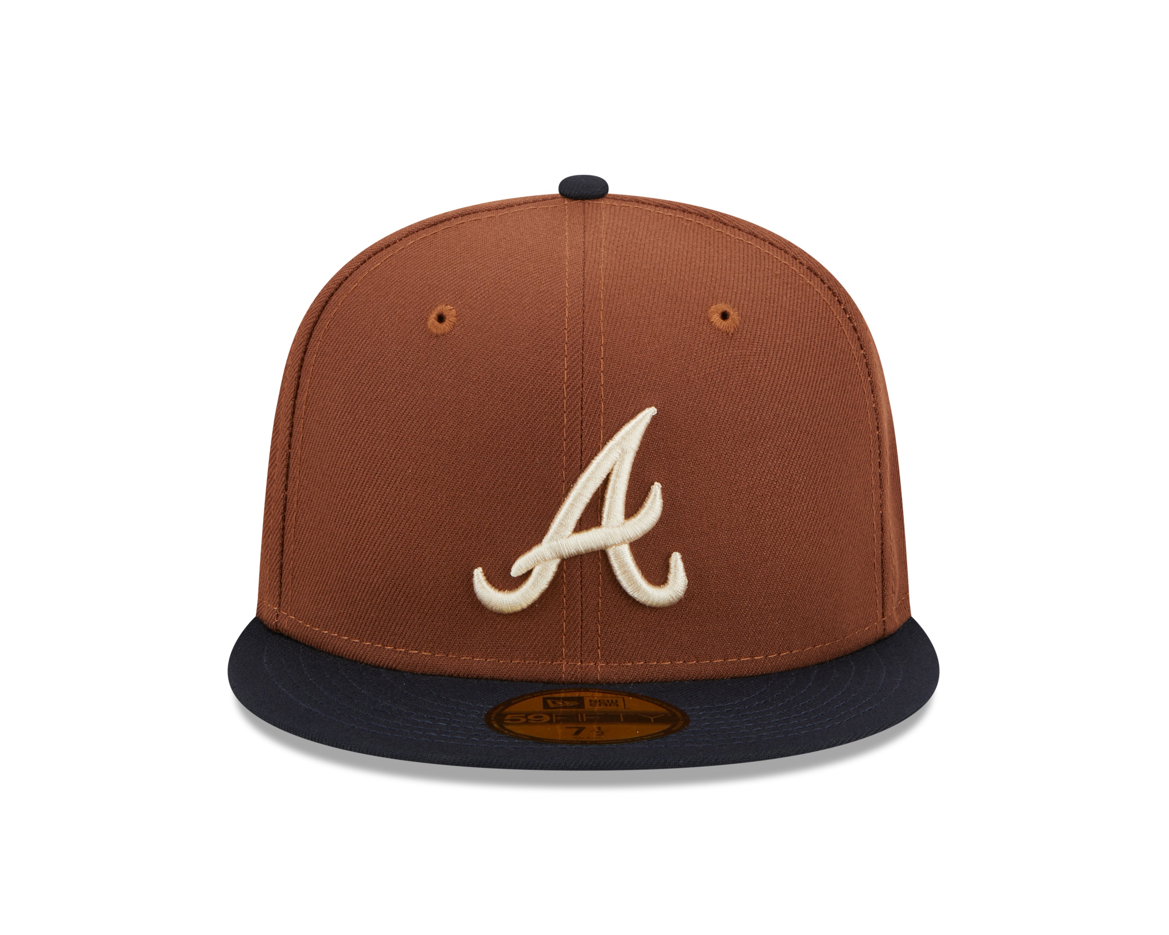 New Era - Atlanta Braves - HARVEST 59FIFTY Cap - Brown - Headz Up 