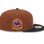 New Era - Atlanta Braves - HARVEST 59FIFTY Cap - Brown - Headz Up 