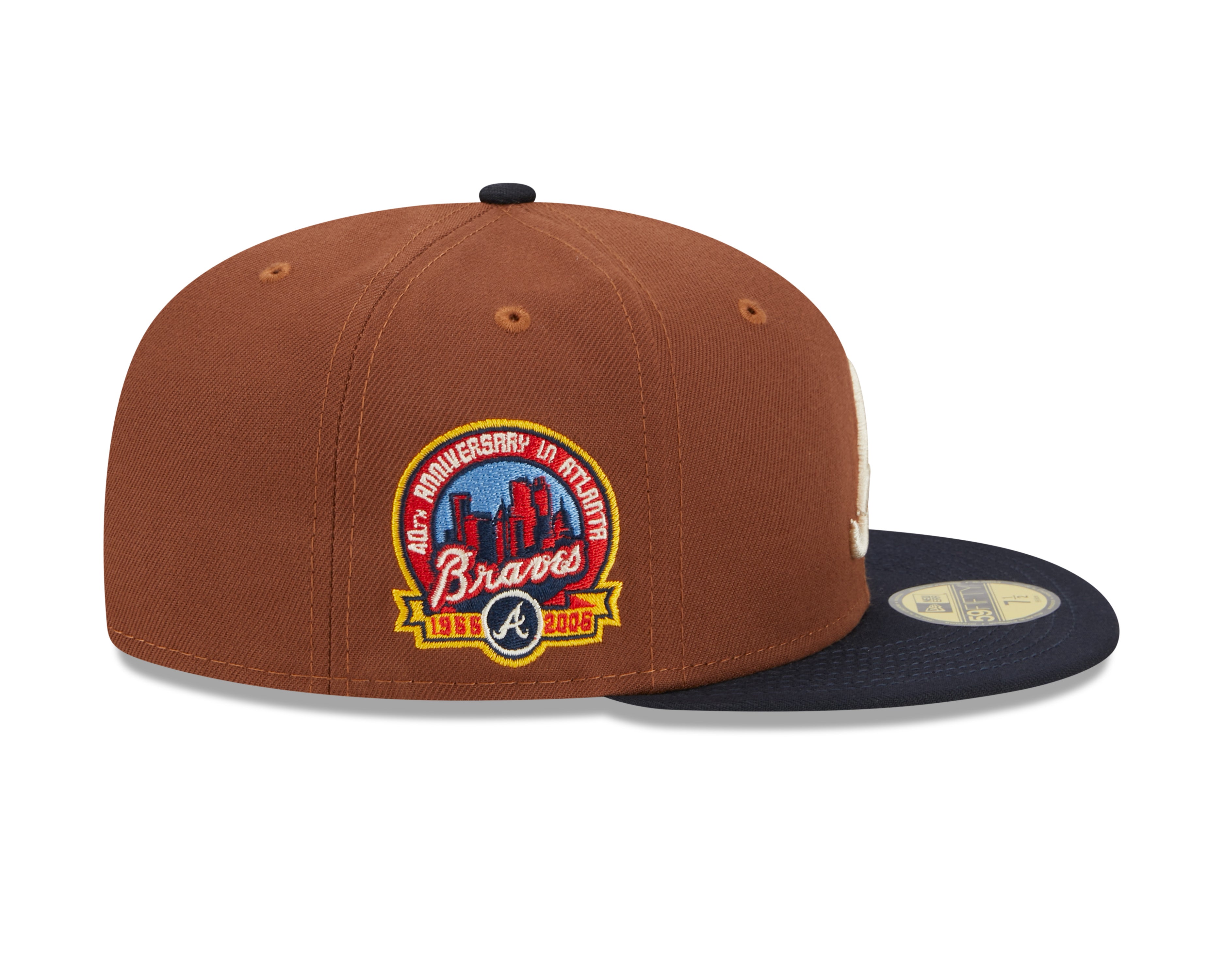 New Era - Atlanta Braves - HARVEST 59FIFTY Cap - Brown - Headz Up 