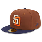New Era - San Diego Padres - HARVEST 59FIFTY Cap - Brown - Headz Up 