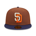 New Era - San Diego Padres - HARVEST 59FIFTY Cap - Brown - Headz Up 