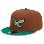New Era - Philadelphia Eagles - HARVEST 59FIFTY Cap - Brown - Headz Up 