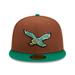 New Era - Philadelphia Eagles - HARVEST 59FIFTY Cap - Brown - Headz Up 
