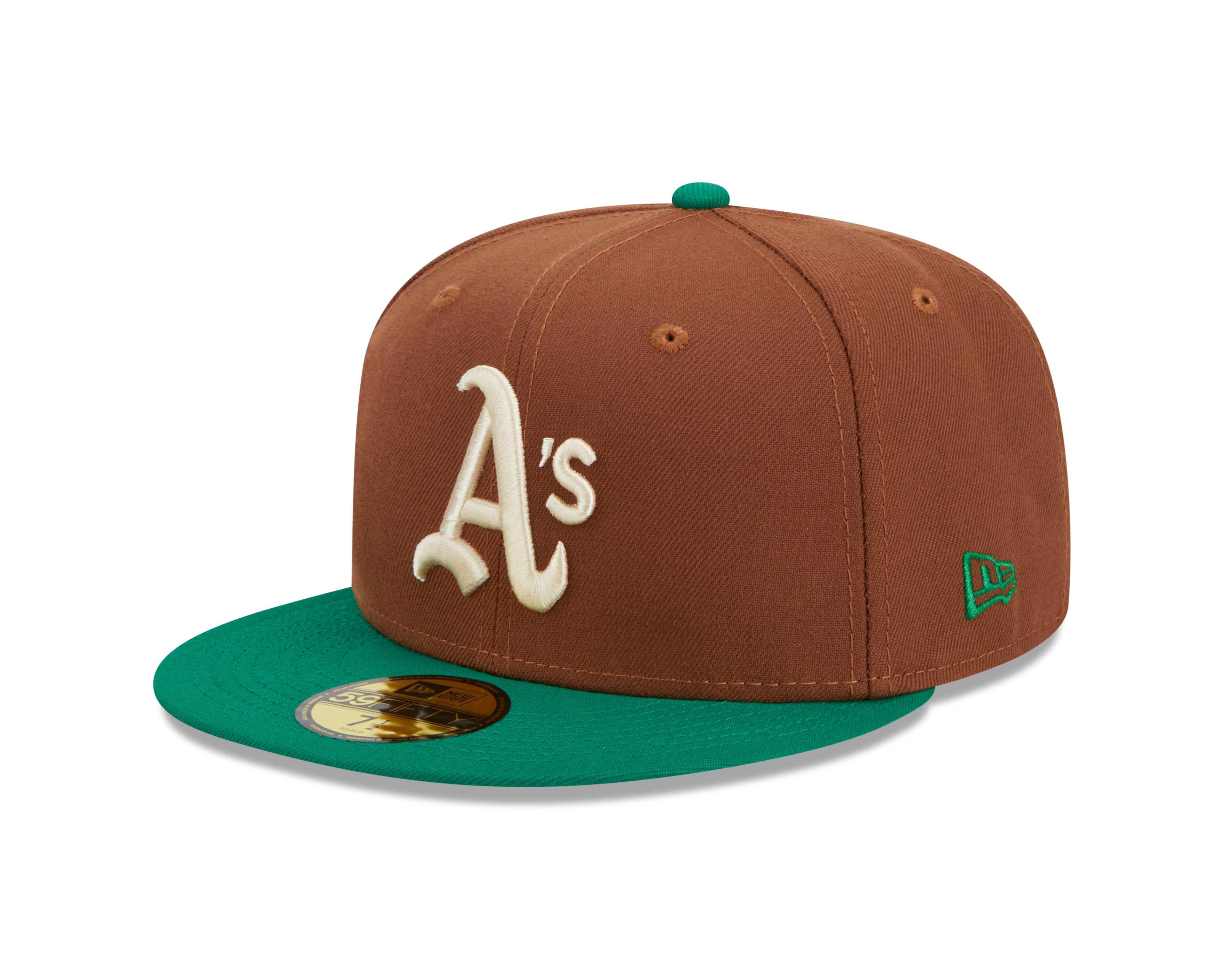 New Era - Oakland Athletics - HARVEST 59FIFTY Cap - Brown - Headz Up 
