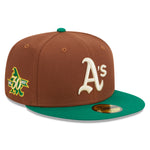 New Era - Oakland Athletics - HARVEST 59FIFTY Cap - Brown - Headz Up 