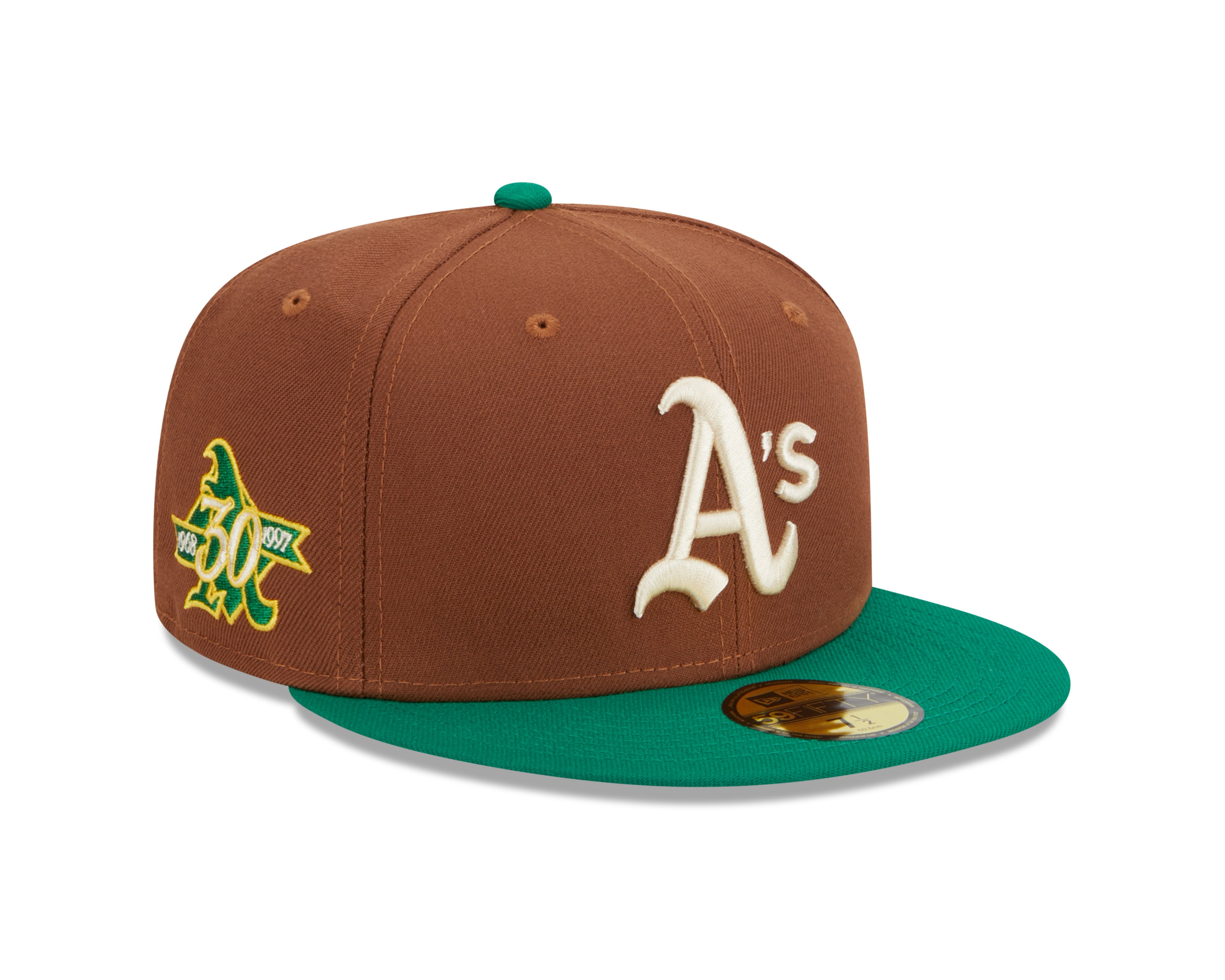 New Era - Oakland Athletics - HARVEST 59FIFTY Cap - Brown - Headz Up 